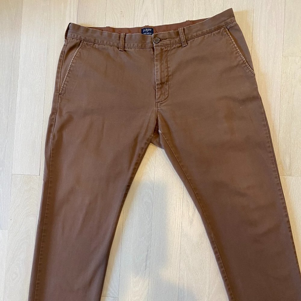 J Crew The Driggs Rust Colored Pants 36 x 30